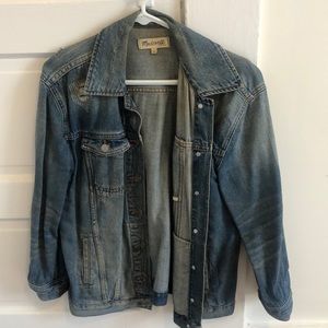 Madewell distressed jean jacket
